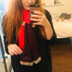 Kate Spade color block scarf